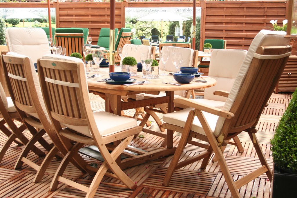 Premium timber patio dining area
